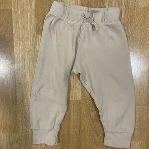 Colored Organics Cream Kids Joggers